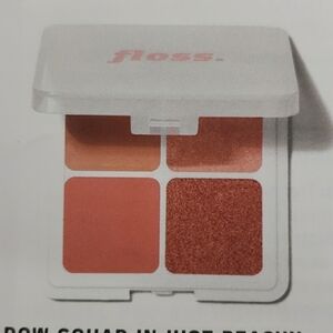 Floss Eyeshadow Quad Just Peachy New in Box Unused Full Size